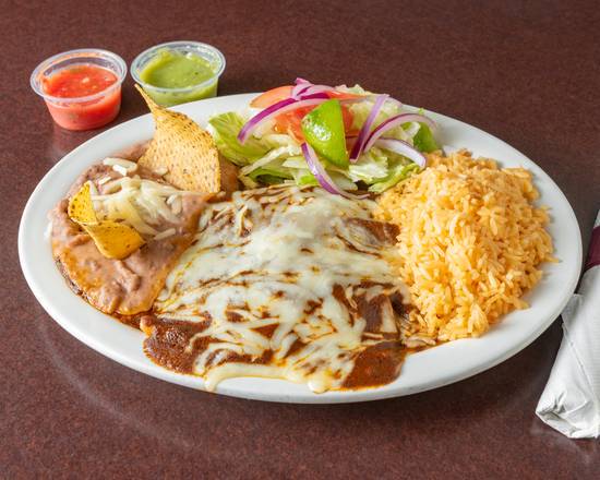 Order Enchiladas food online from Los Burritos Tapatios store, Streamwood on bringmethat.com