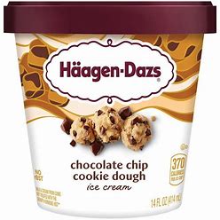 Order Haagen Dazs Chocolate Chip Cookie Dough Ice Cream food online from Green Valley Grocery- #029 store, Las Vegas on bringmethat.com
