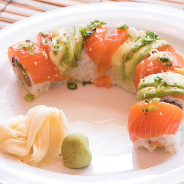 Order Double Salmon Roll food online from Tono Sushi store, Washington on bringmethat.com