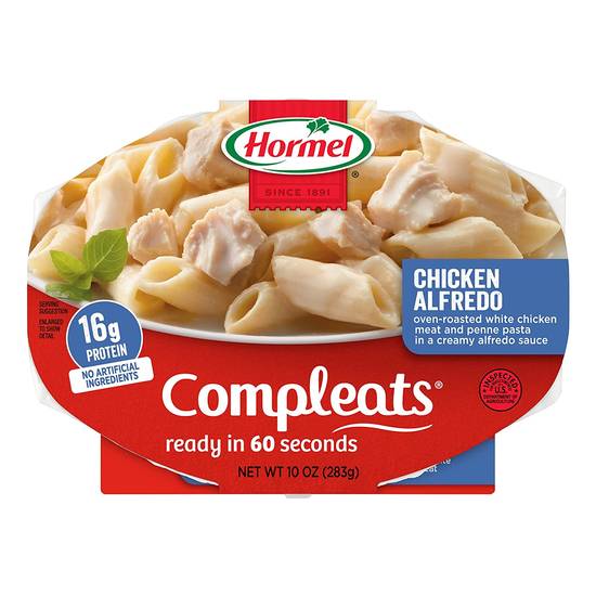 Order Hormel Compleats Chicken Alfredo food online from Exxon Food Mart store, Port Huron on bringmethat.com