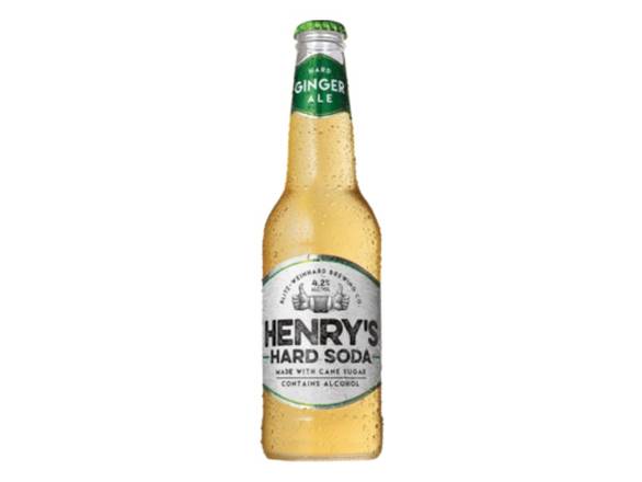 Order Henry's Hard Ginger Ale - 6x 12oz Bottles food online from Liquor Cabinet store, Houston on bringmethat.com