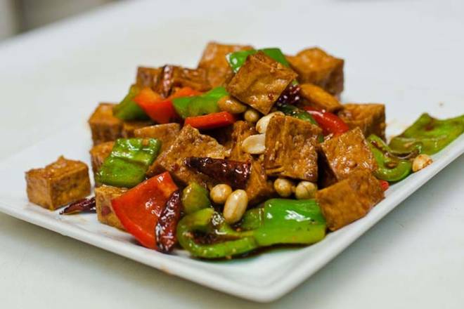 Order Kung Pao Tofu food online from Go china store, Pasadena on bringmethat.com
