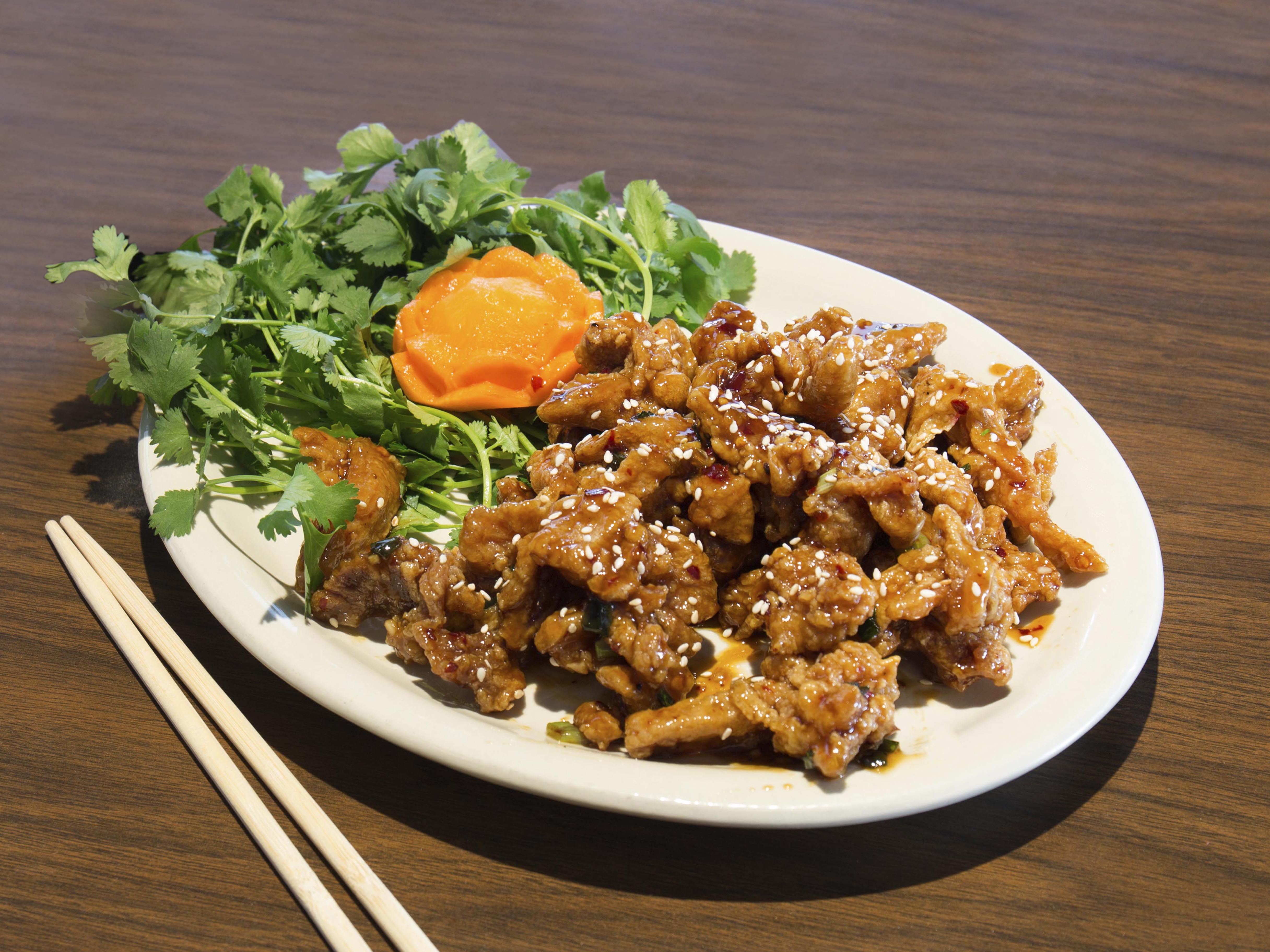 Order Sesame Chicken food online from Regent Hunan Chinese store, San Antonio on bringmethat.com