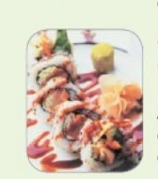 Order 8. Spicy Albacore Crunch Roll food online from Sushi Cafe store, South Elgin on bringmethat.com