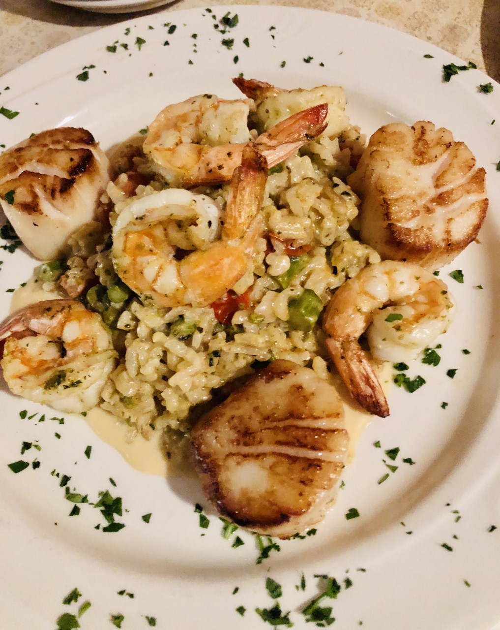 Order Seafood Risotto food online from Jilly's Cafe store, Evanston on bringmethat.com