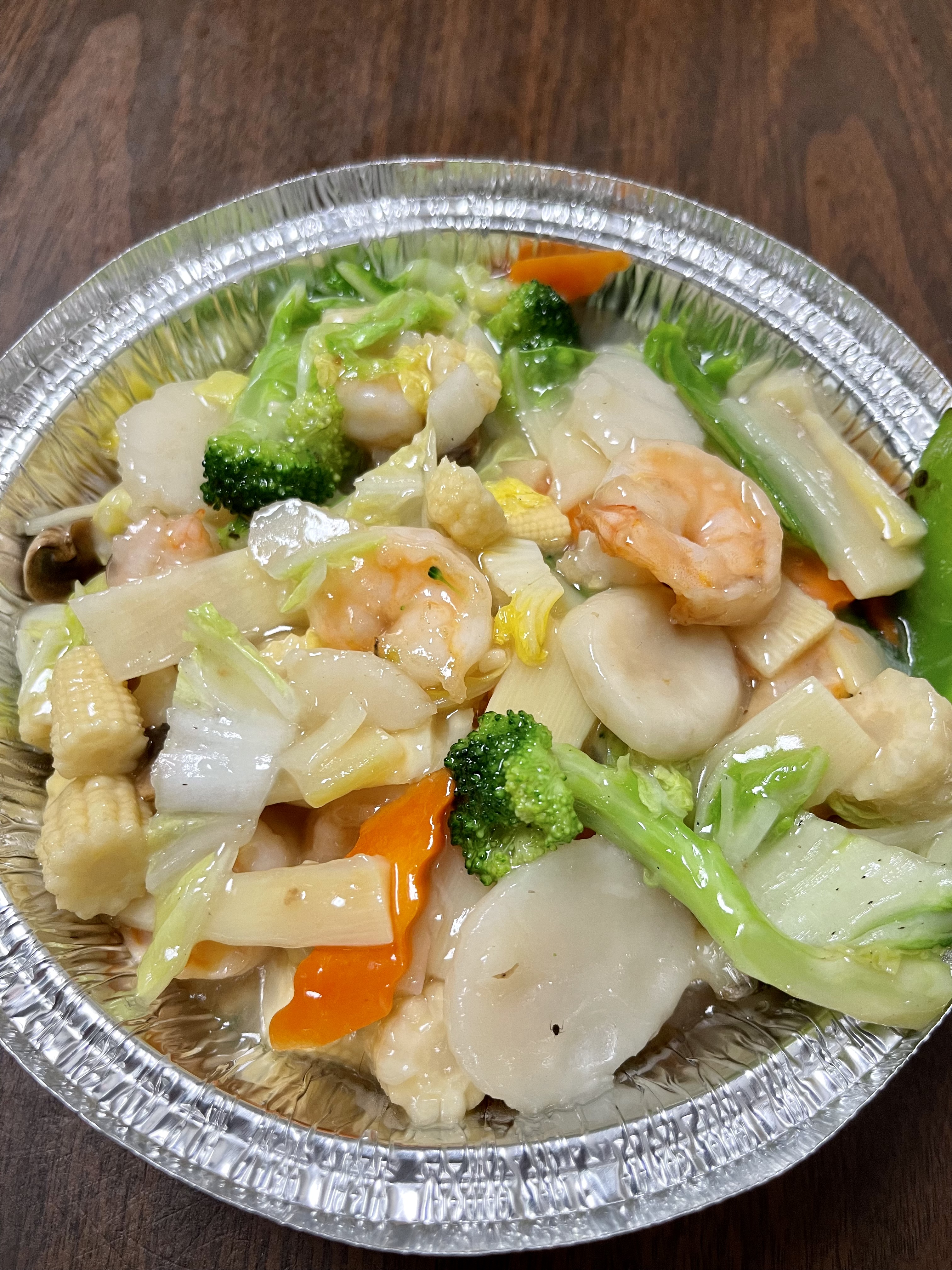 Order Shrimp with Vegetables food online from Peach Garden store, Bloomington on bringmethat.com