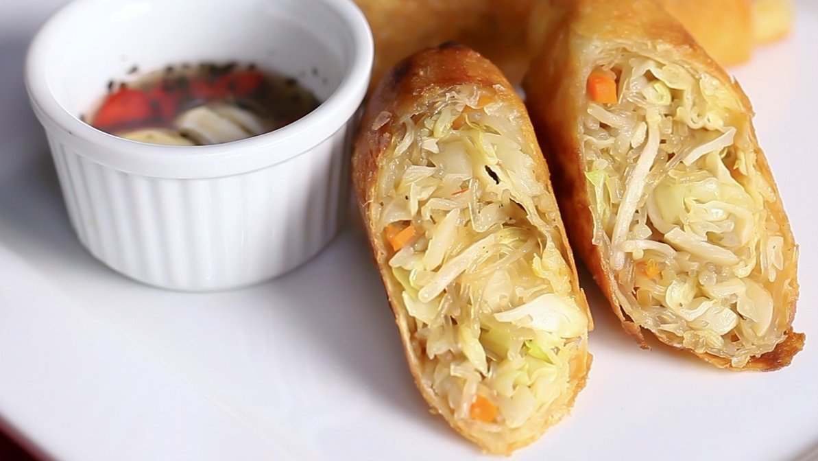 Order A3. Vegetable Spring Roll food online from No 1 Kitchen store, Trenton on bringmethat.com