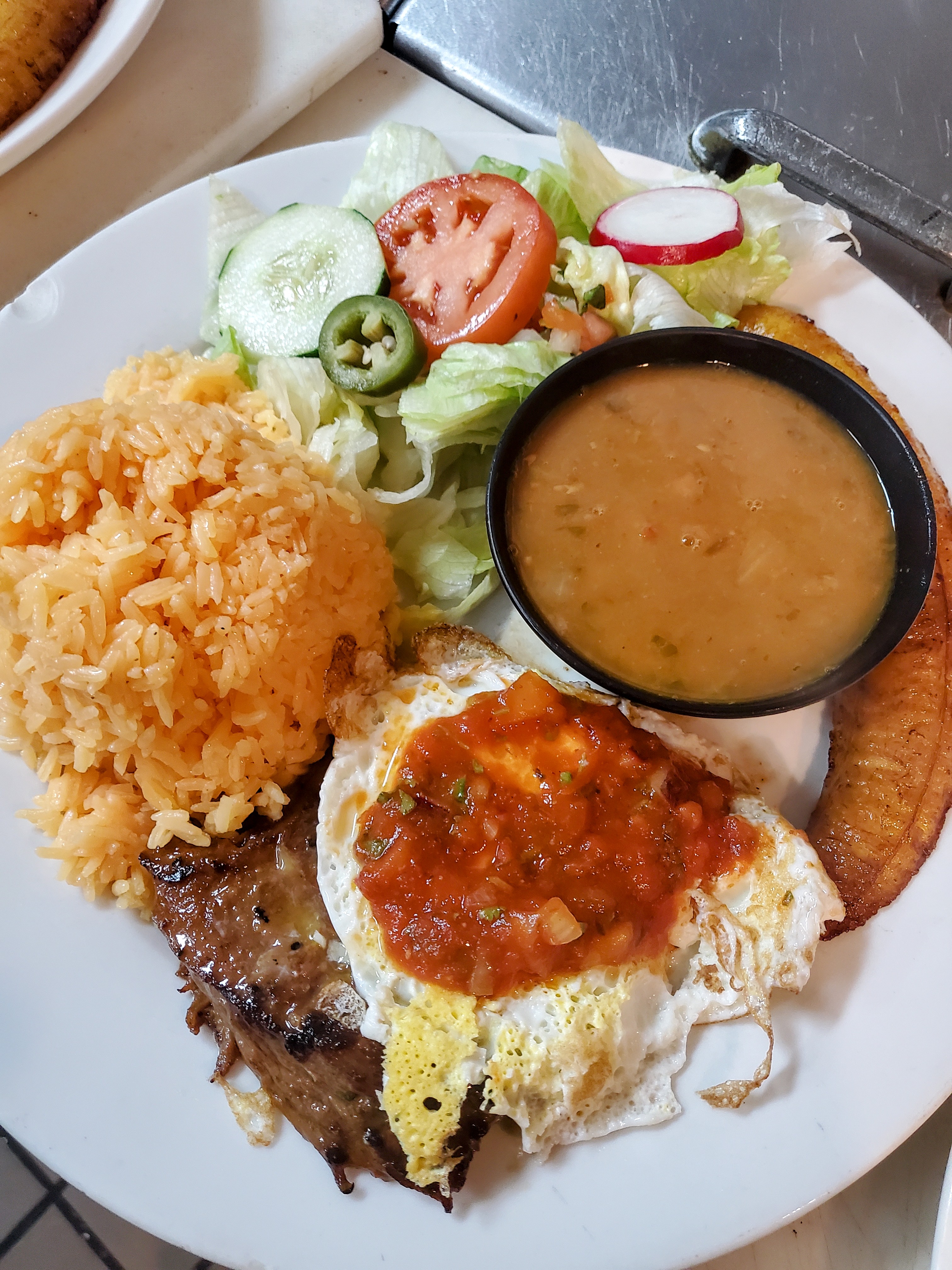 Order Bistec a Caballo food online from Fajitas Sports Bar store, Revere on bringmethat.com