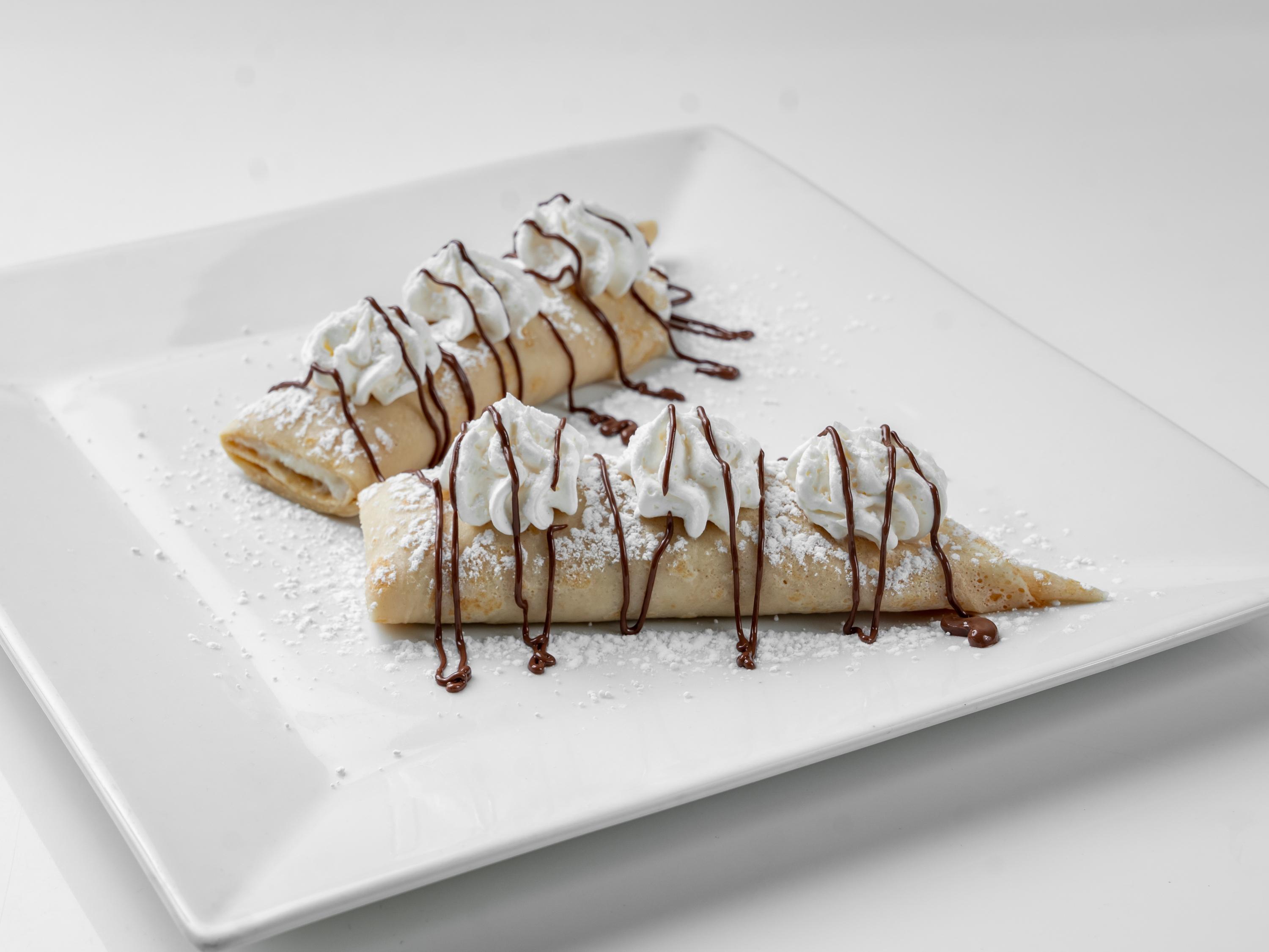 Order 15. The Holy Cannoli Crepe food online from Healthy Sugar NYC store, Tarrytown on bringmethat.com