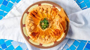 Order Hummus with Roasted Red Pepper food online from Marlena Mediterranean Deli store, Middletown on bringmethat.com