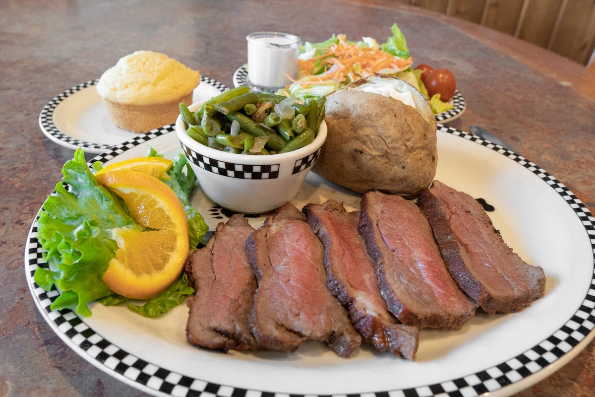 Order Santa Maria Tri-Tip Dinner* food online from Black Bear Diner store, Tulsa on bringmethat.com