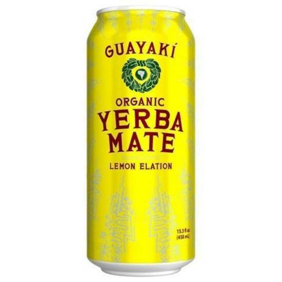 Order Guayaki Yerba Mate Lemon Elation - Can food online from IV Deli Mart store, Goleta on bringmethat.com