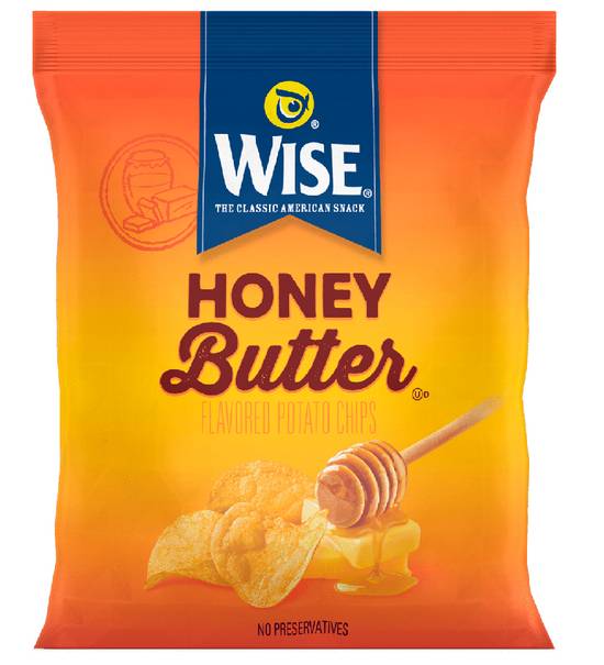 Order Wise Honey Butter Potato Chips food online from Exxon Food Mart store, Port Huron on bringmethat.com