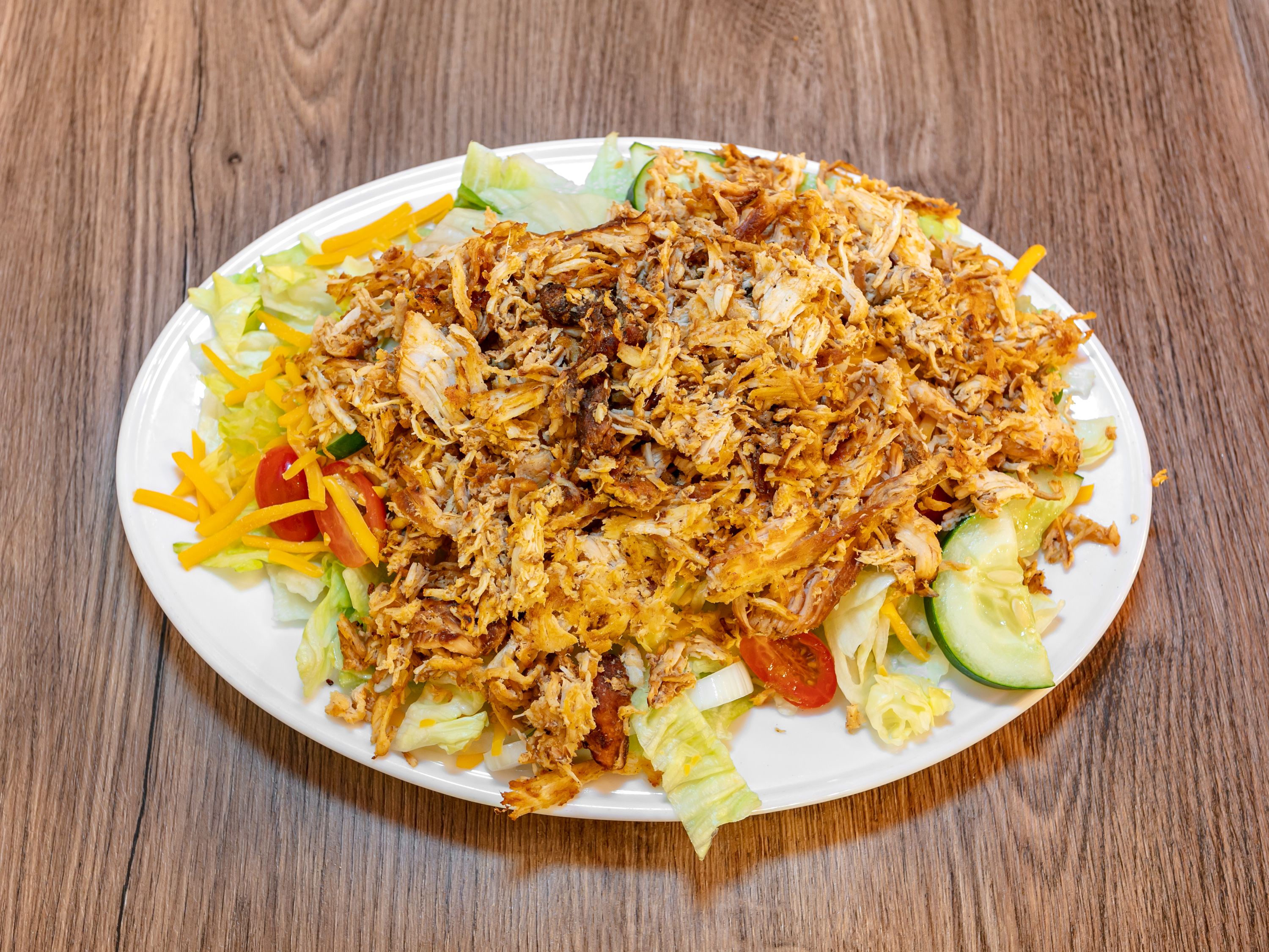 Order BBQ Salad food online from Home Town Steak & Que store, Euharlee on bringmethat.com