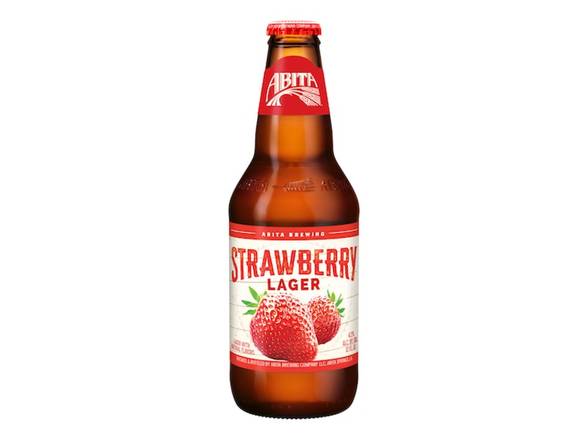 Order Abita Strawberry Lager - 6x 12oz Bottles food online from Kirby Food & Liquor store, Champaign on bringmethat.com