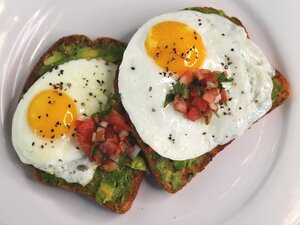 Order Sunrise Avocado Toast food online from Energy Life Cafe store, Beverly Hills on bringmethat.com