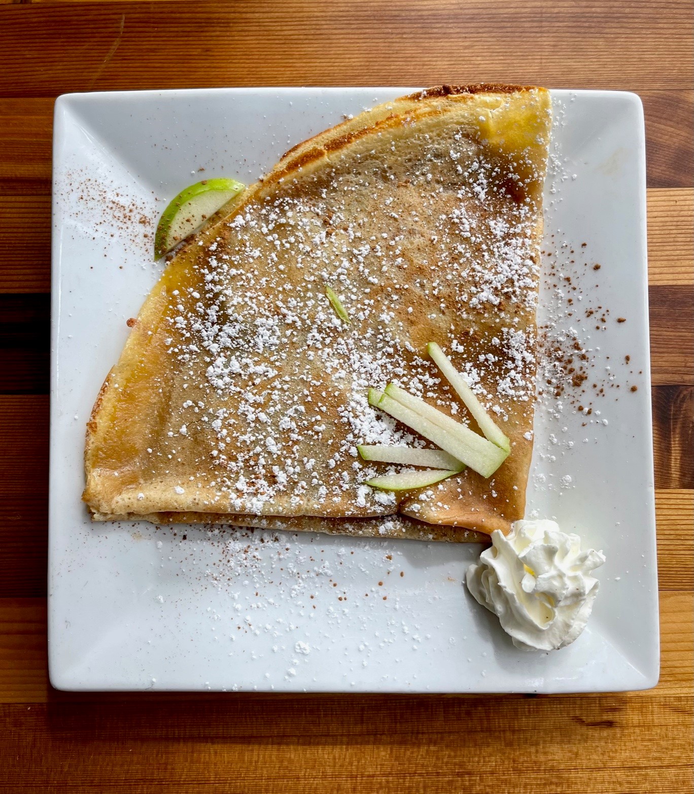 Order Salted Caramel and Fresh Apple Crepe food online from Hob Coffee San Marcos store, San Marcos on bringmethat.com