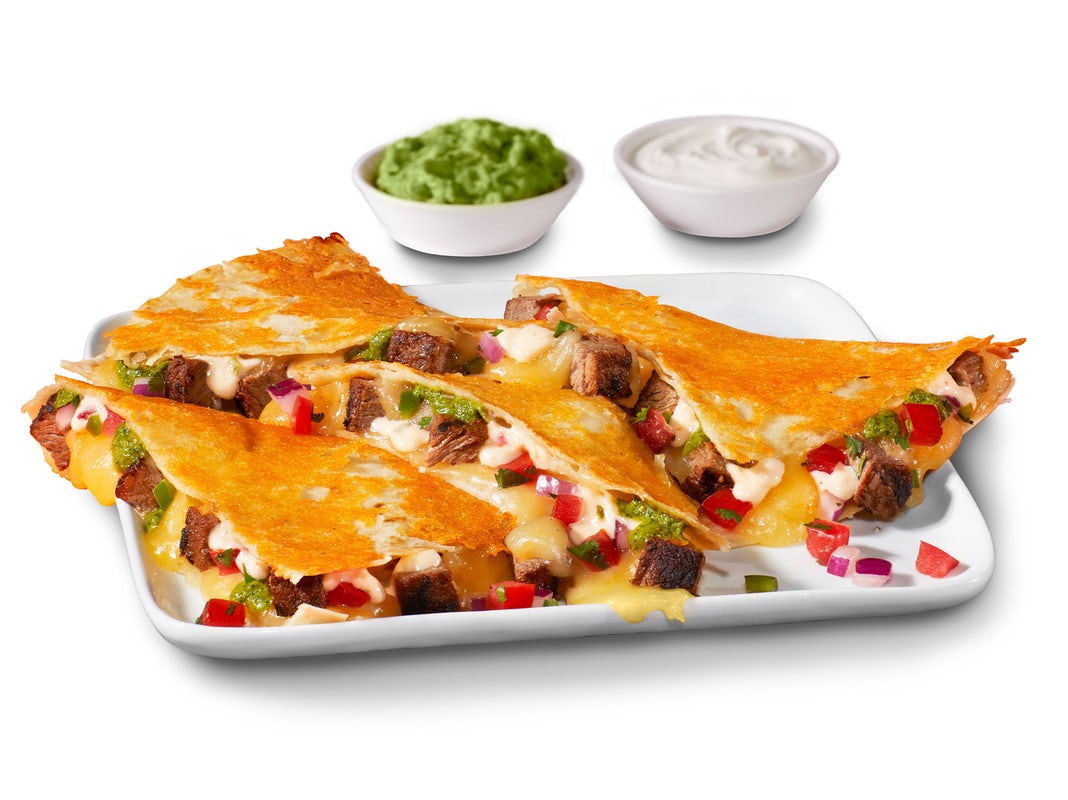 Order Create Your Own Cheese-Crusted Quesadilla food online from Qdoba Mexican Eats store, Greensboro on bringmethat.com