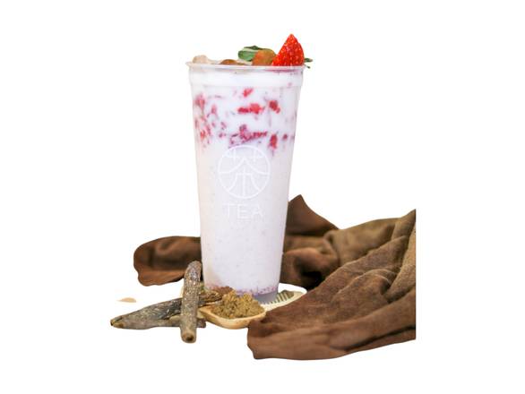Order Strawberry Horchata food online from R&B Tea store, Monterey Park on bringmethat.com