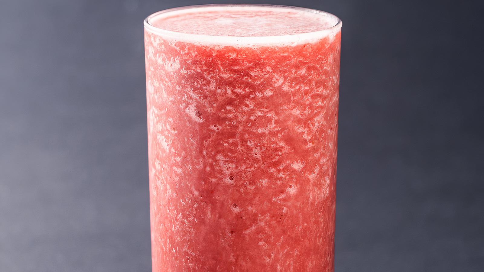 Order Blended Strawberry food online from Bodhi Leaf Coffee Traders store, Newhall on bringmethat.com