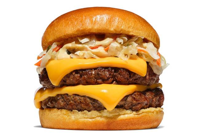 Order The Fredericksburger food online from Hat Creek Burger Co. store, Temple on bringmethat.com