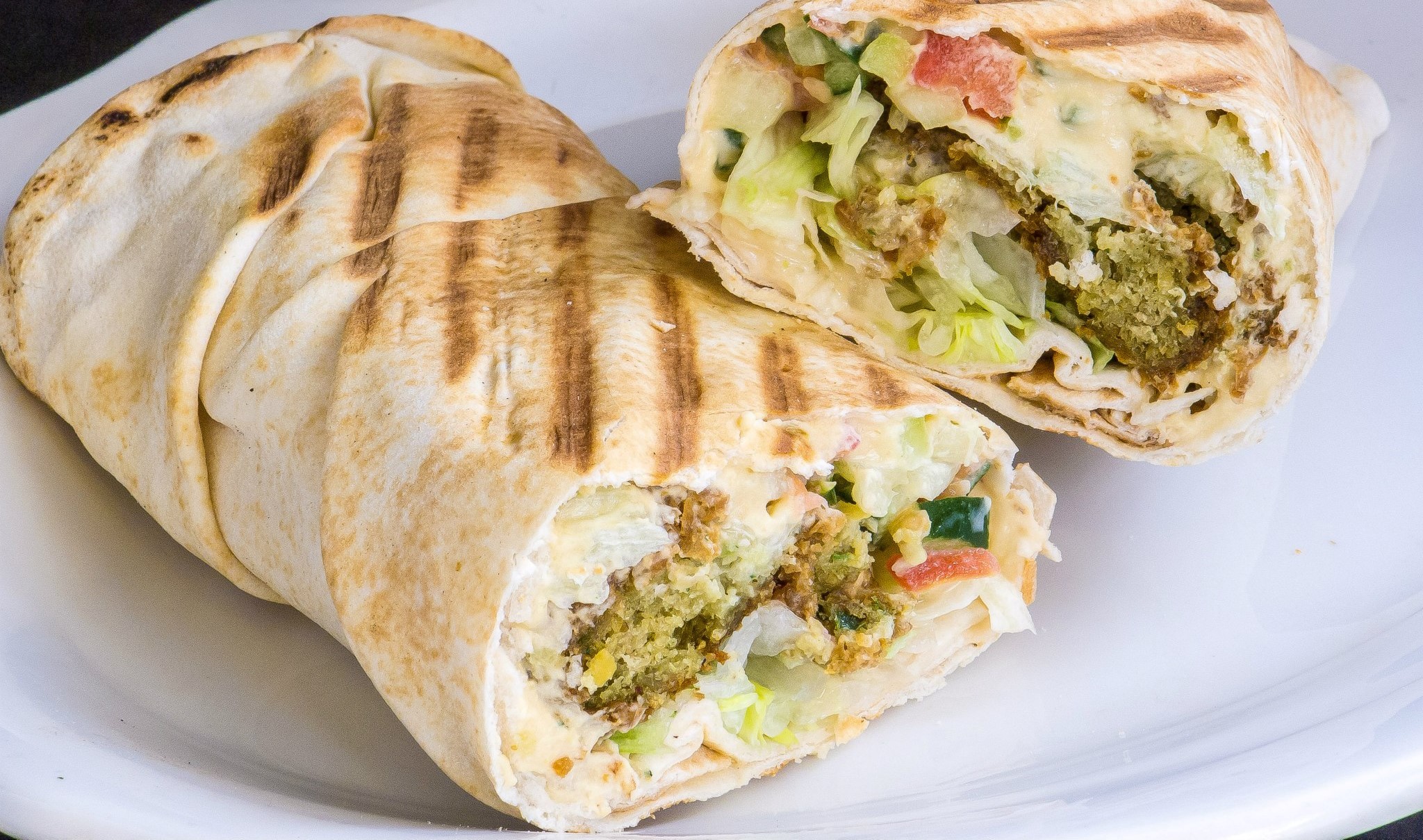 Order Vegan Falafel and Hummus Sandwich food online from Cafe 53 store, Chicago on bringmethat.com