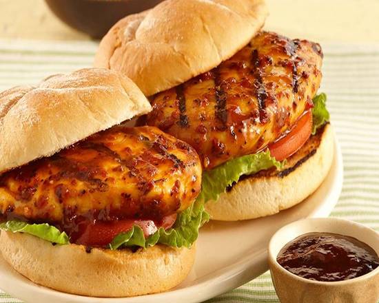 Order Grilled Chicken Sandwich food online from Burger Pop store, Mesquite on bringmethat.com
