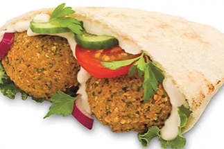 Order Falafel Sandwich food online from Yemen Cafe store, Hamtramck on bringmethat.com