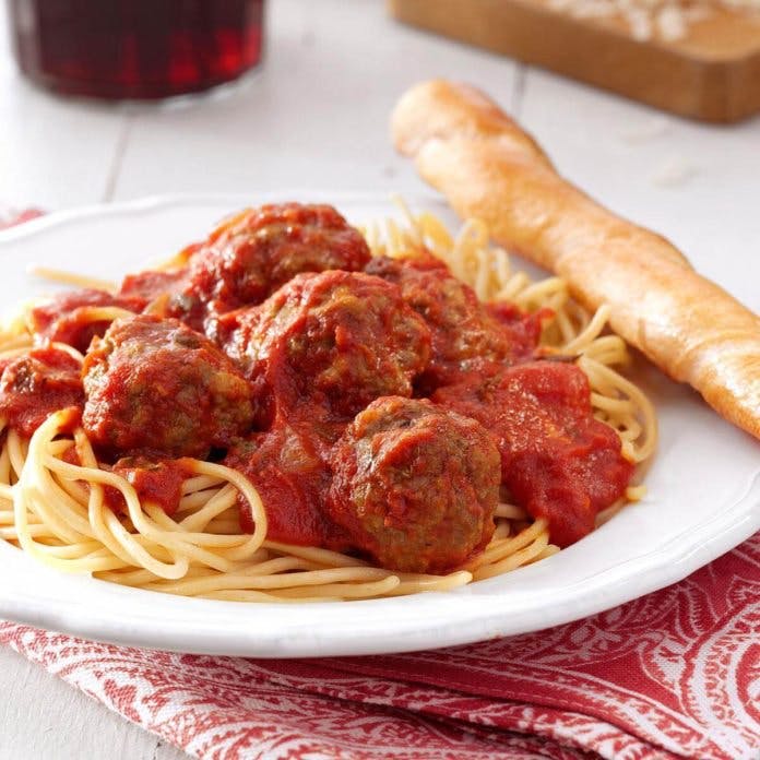 Order Spaghetti & Meatballs - Pasta food online from Sabrossa Pizza store, Los Angeles on bringmethat.com