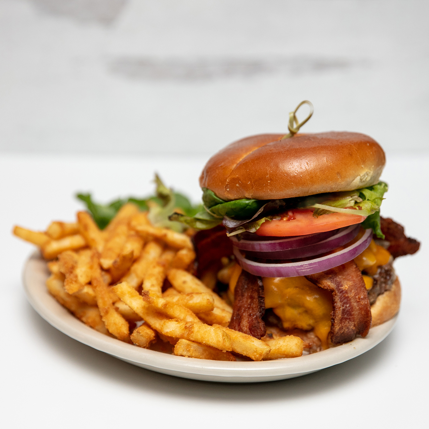 Order Maple Grove Crimson Burger food online from The Lookout Bar & Grill store, Maple Grove on bringmethat.com