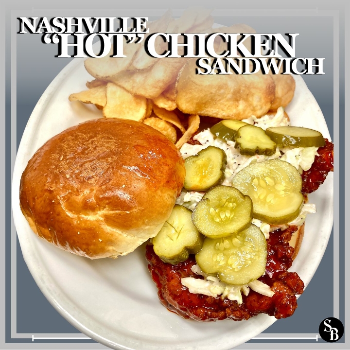 Order Nashville Hot Chicken Sandwich food online from Southern Belles store, Plainfield on bringmethat.com
