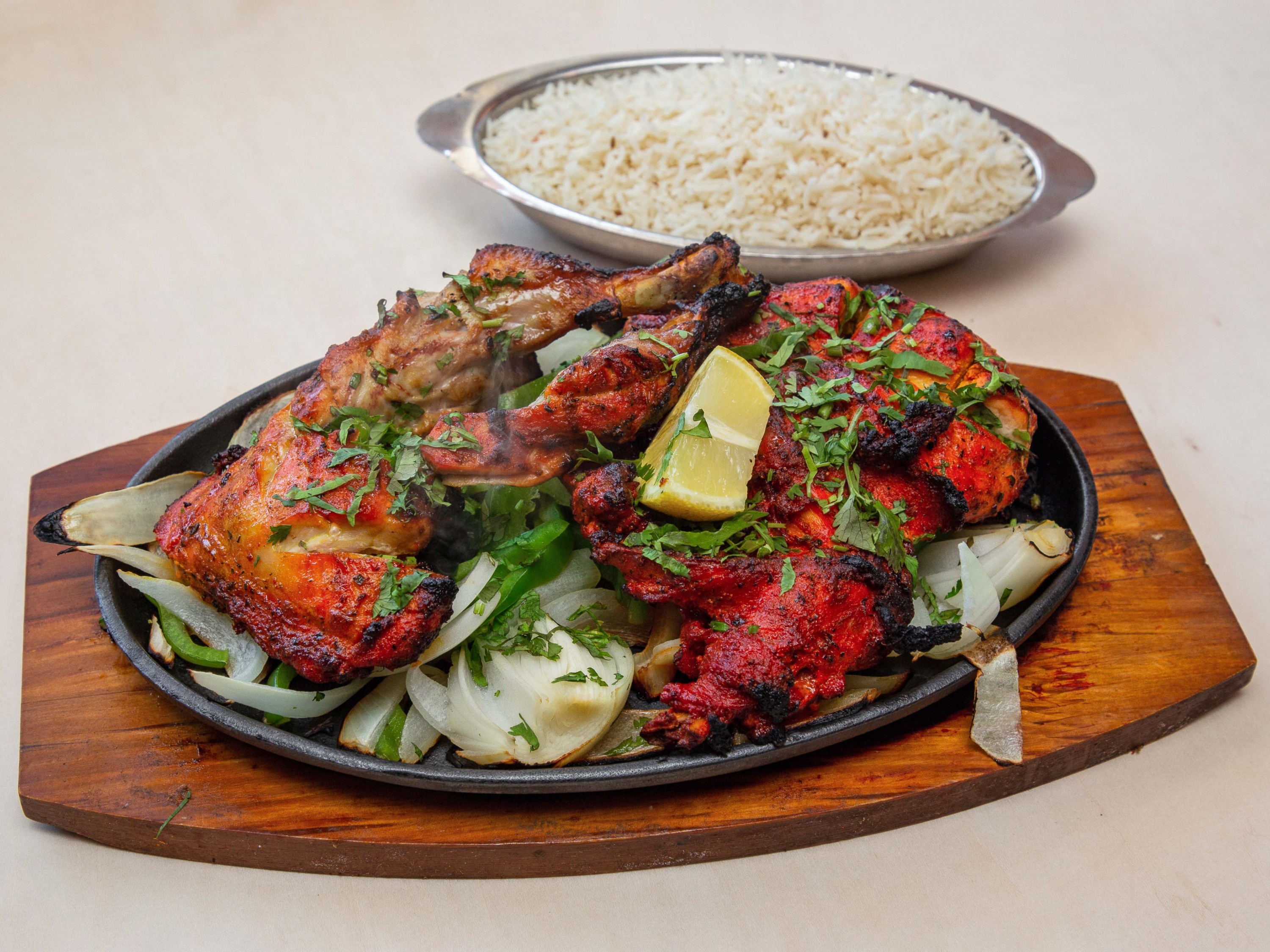 Order 6.1. Tandoori Chicken food online from Chatpata Pak Indian Cuisine store, Halfmoon on bringmethat.com