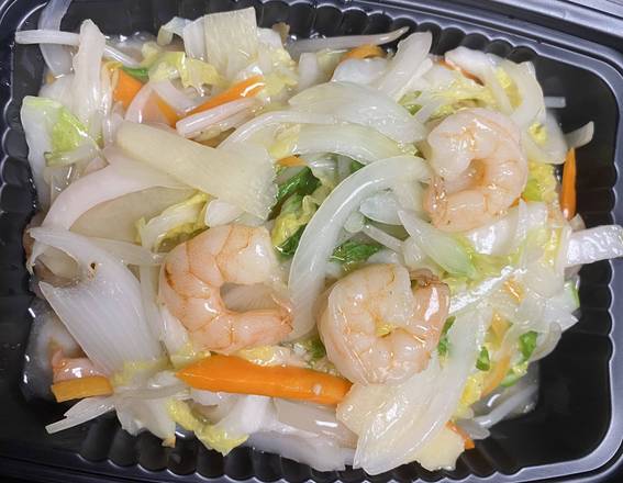 Order Shrimp Chow Mein food online from Great Wall store, Stockbridge on bringmethat.com
