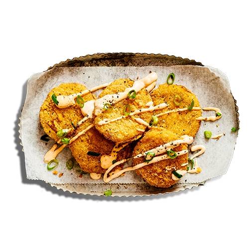 Order FRIED GREEN TOMATOES food online from Dreamland BBQ - Mobile store, Mobile on bringmethat.com