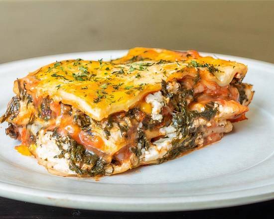 Order Spinach & Tomato Lasagna (ST) food online from One Stop Kitchen store, San Francisco on bringmethat.com