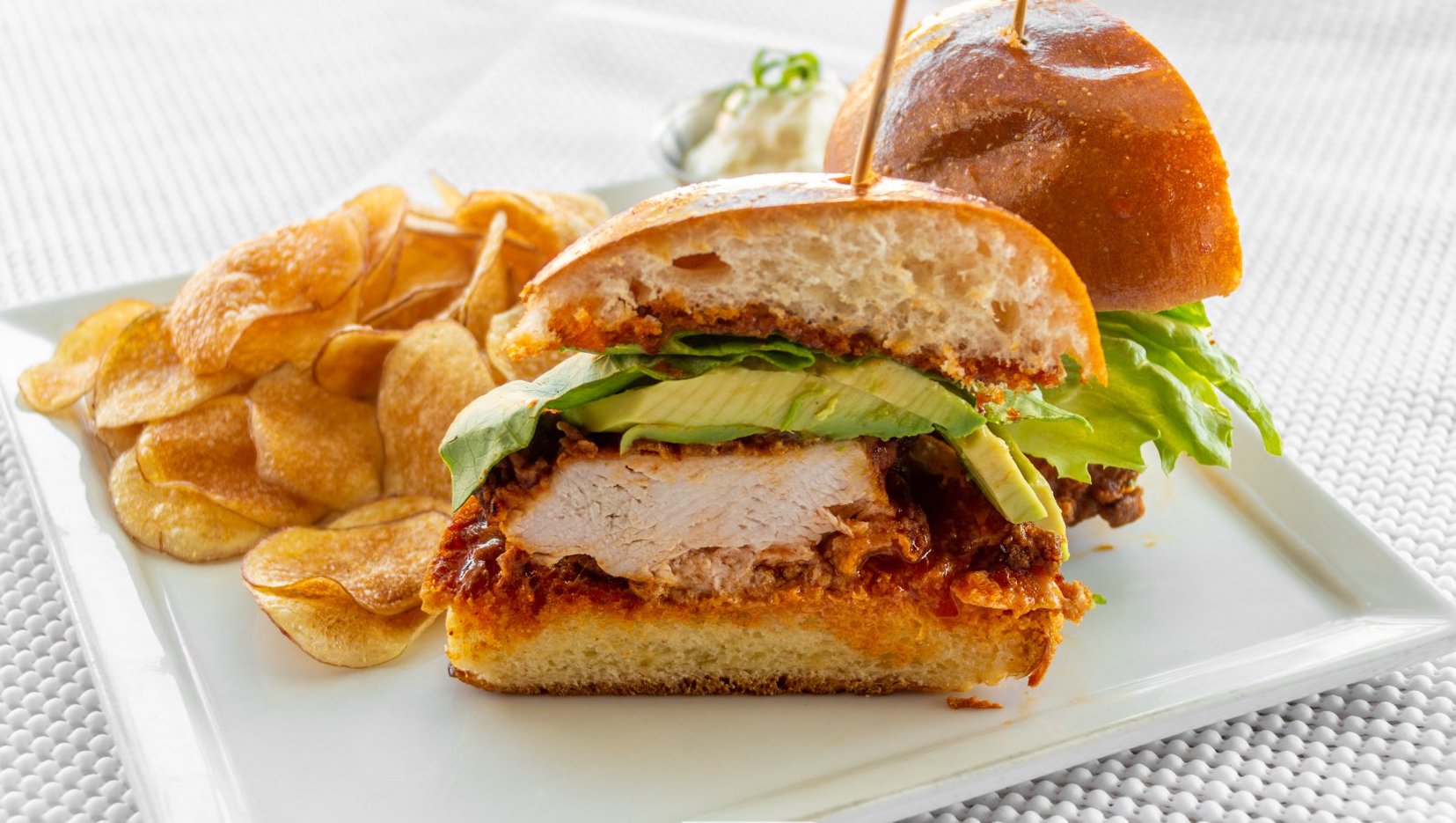 Order The Lusty Lady Chicken Sandwich food online from Johnny Chicken Shack & Booze Bedlam store, Los Angeles on bringmethat.com