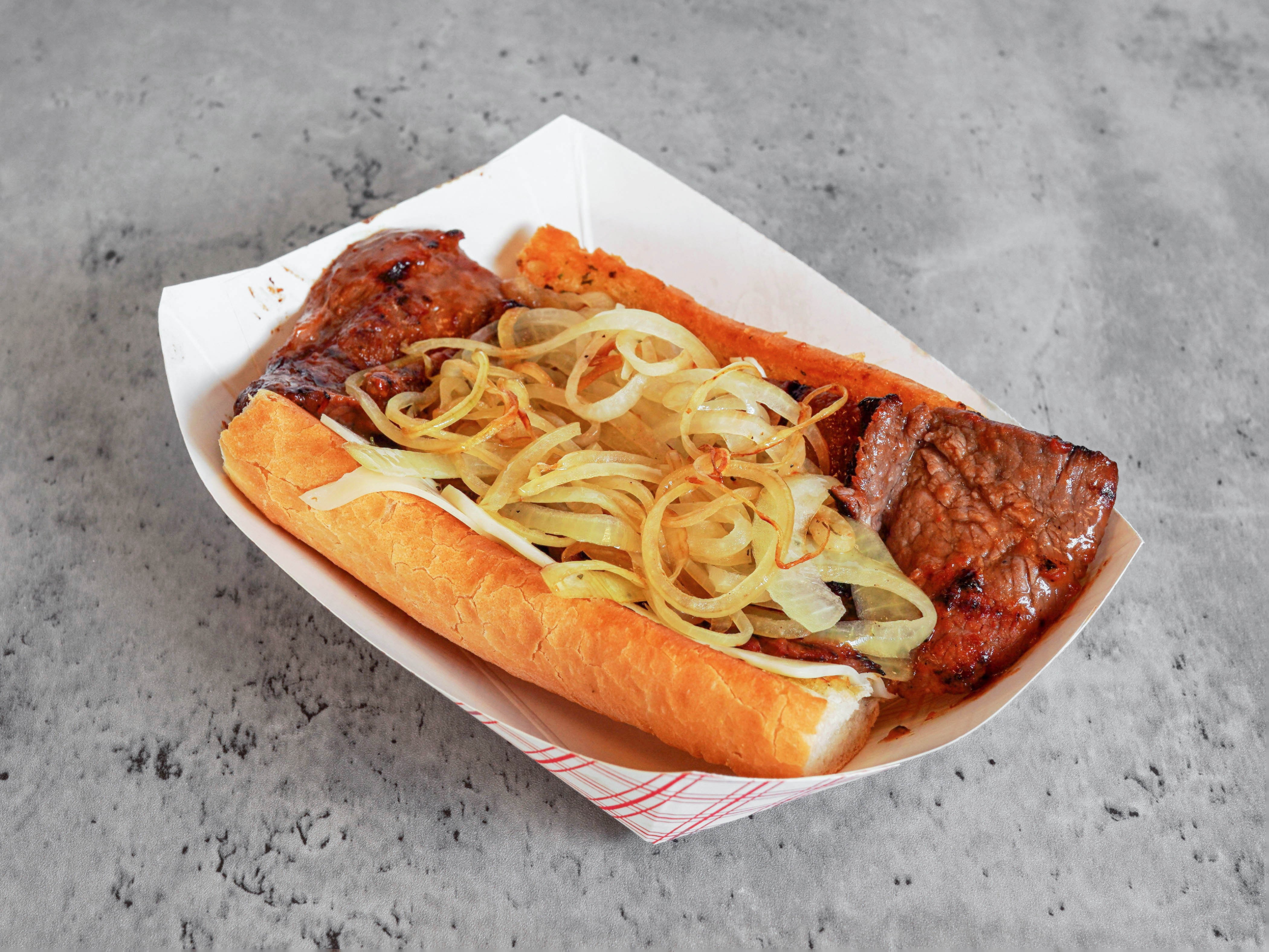 Order Philly Beef Sandwich food online from Old Chicago Red Hots store, Gurnee on bringmethat.com