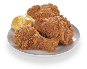 Order Dark Chicken (3) food online from Krispy Krunchy Chicken store, Toledo on bringmethat.com