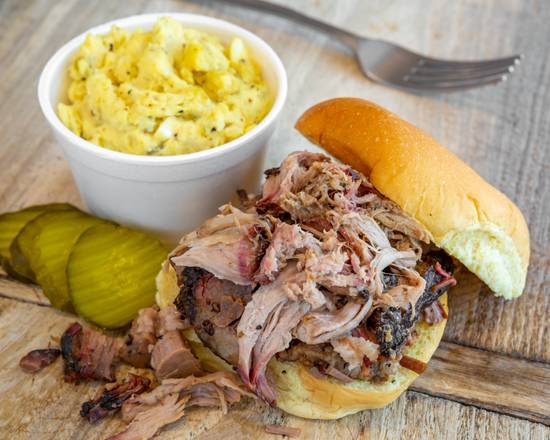 Order JayHawker (Pork and Brisket) food online from Smoked BBQ store, Harahan on bringmethat.com