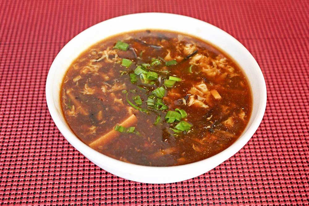 Order 酸辣汤(小) Hot & Sour Soup food online from Spices 3 store, Oakland on bringmethat.com