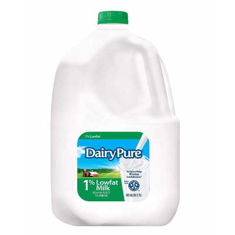 Order DairyPure 1% Milk 1 Gallon food online from 7-Eleven store, Centerville on bringmethat.com