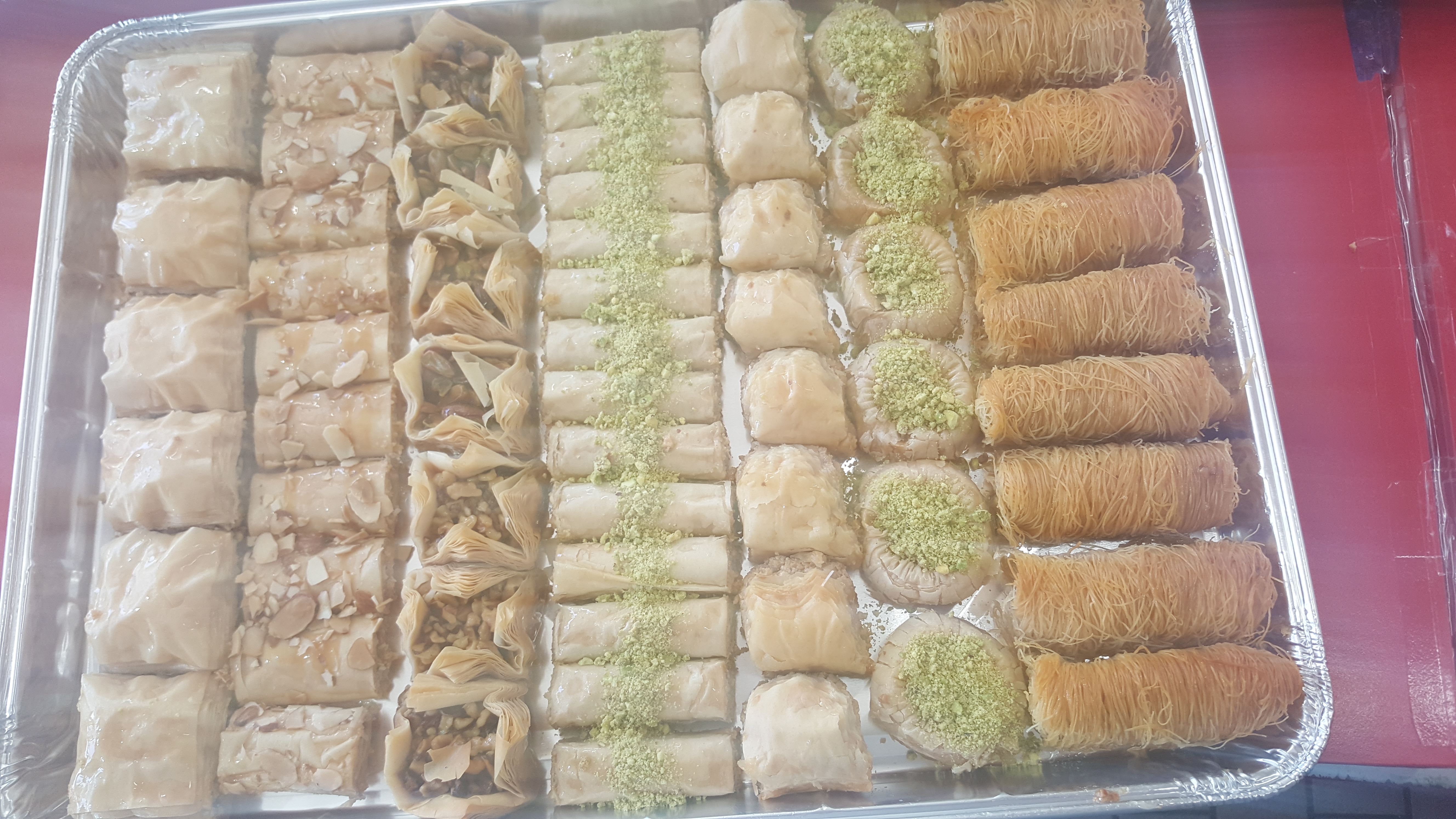 Order Assorted Large 2 (60 Piece) food online from Baklava Factory store, Glendale on bringmethat.com