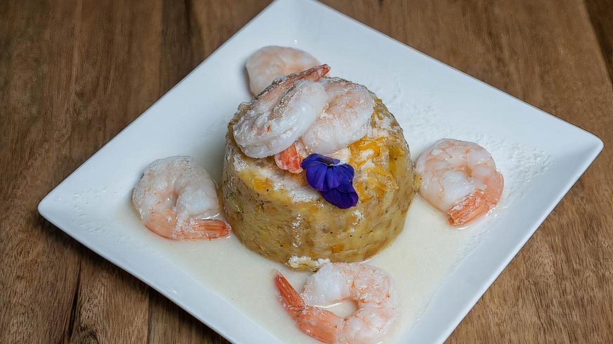Order Mofongo Shrimp in garlic /camarones Al ajillo food online from Tu Cocina store, Hackensack on bringmethat.com
