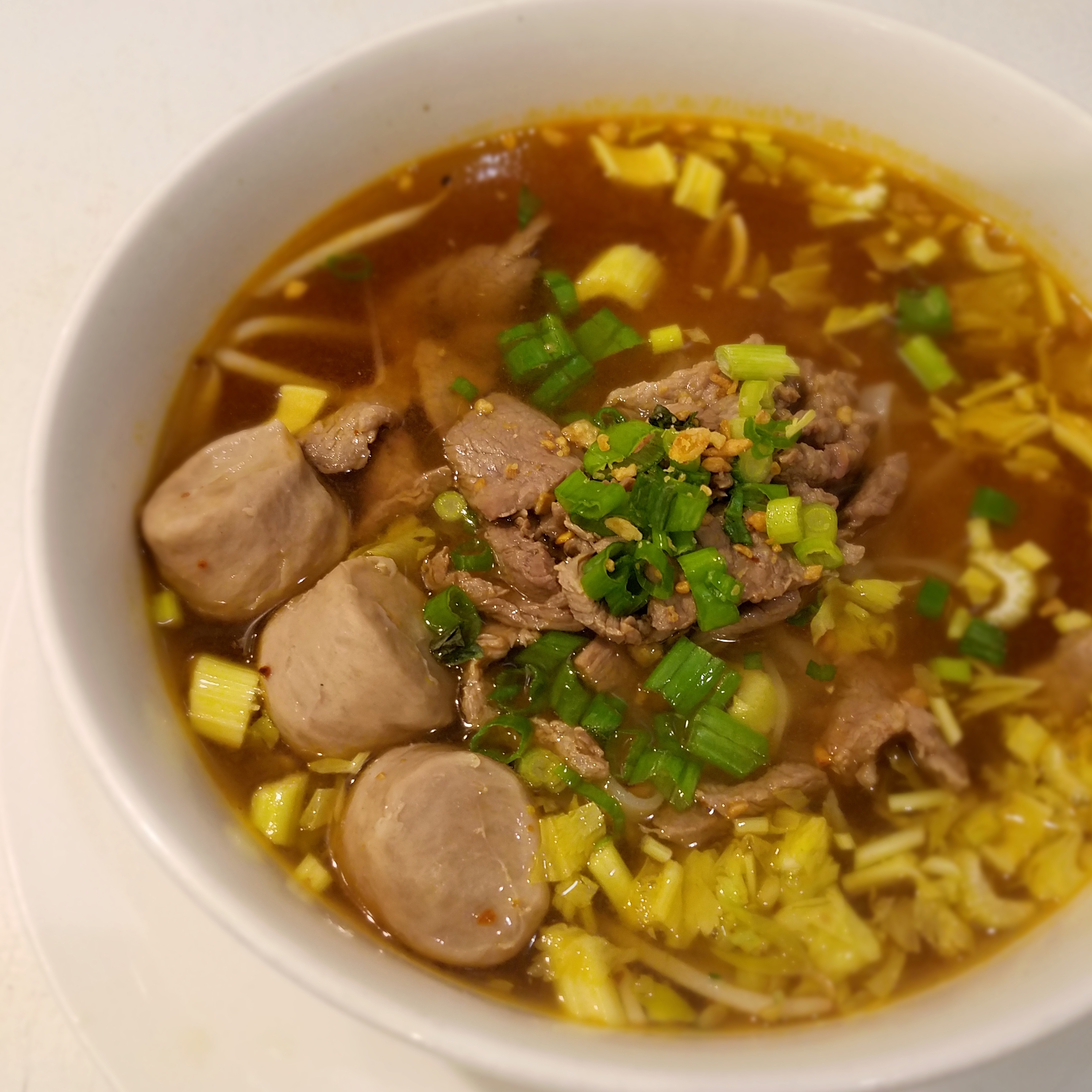 Order Spicy Beef Noodle Soup food online from Ing Doi Thai Kitchen store, Saugus on bringmethat.com