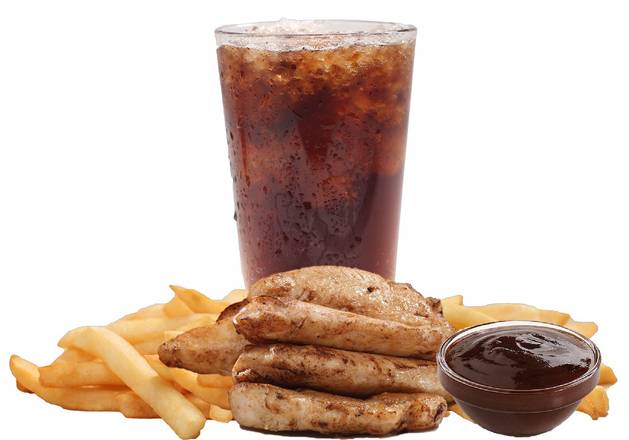 Order 6 Grilled Chicken Tender Basket food online from Hwy 55 Burgers, Shakes & Fries store, Fayetteville on bringmethat.com