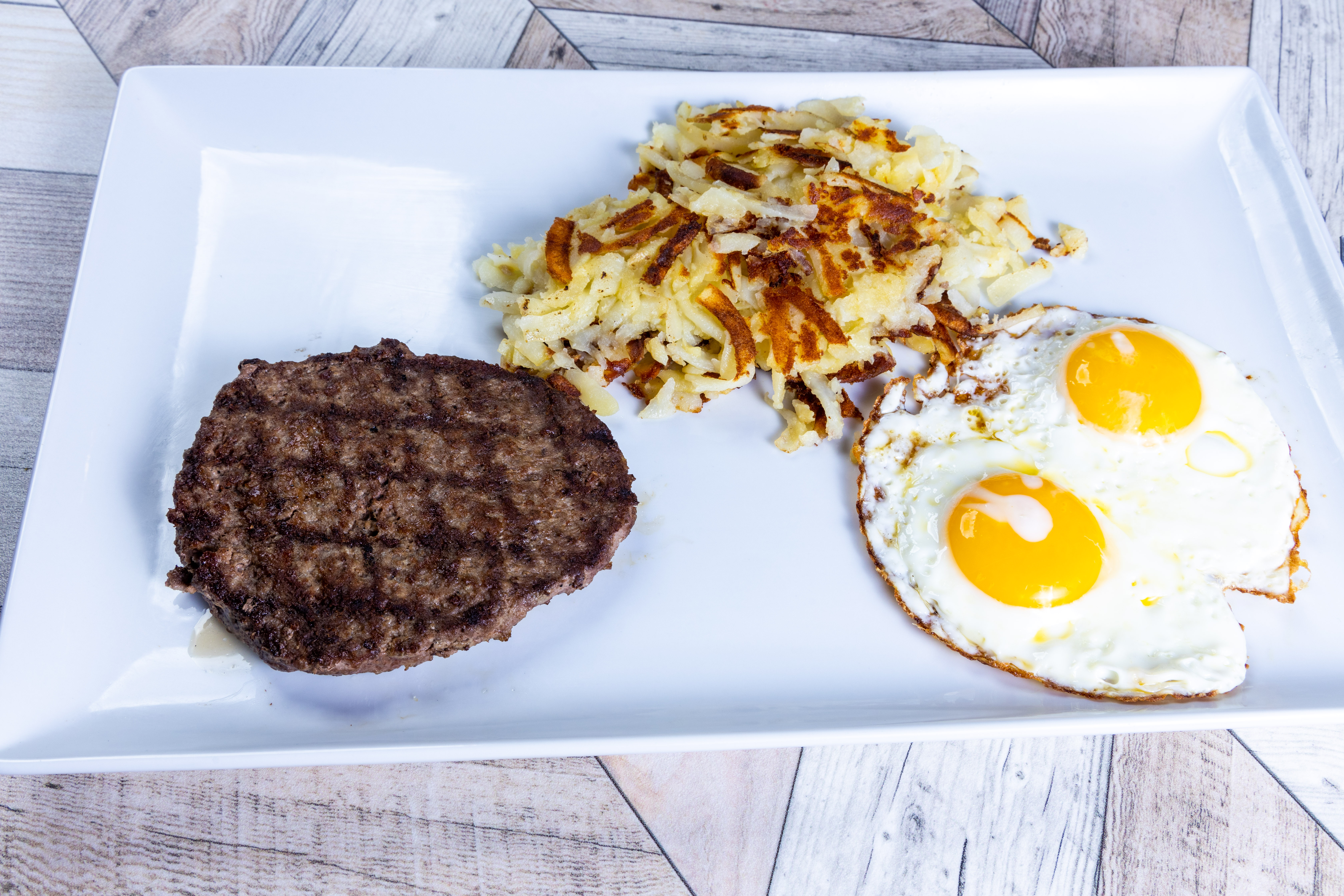 Order 1/2 lb. Chopped Sirloin Steak (Beef Patty) food online from Top View Restaurant store, Chicago on bringmethat.com