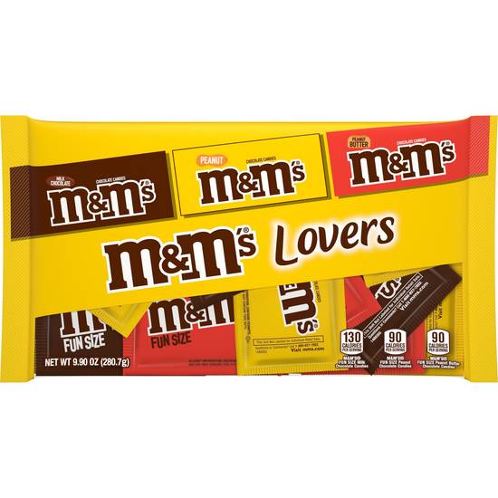 Order M&M'S Milk Chocolate, Peanut, & Peanut Butter Fun Size Halloween Candy Assortment, 9.9 OZ food online from CVS store, WATERFORD on bringmethat.com