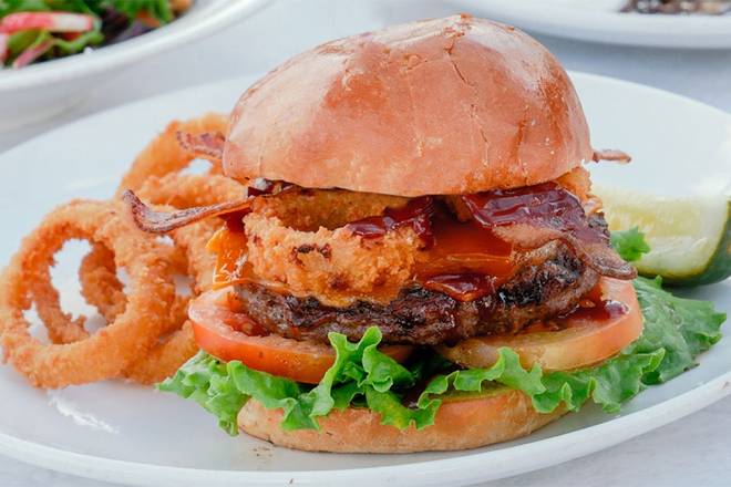 Order Wild West Burger food online from Broken Yolk Cafe store, San Diego on bringmethat.com