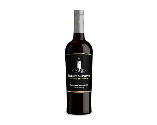 Order Robert Mondavi Private Selection Cabernet Sauvignon, 750mL red wine (13.5% ABV) food online from Babaro Liquor Store store, Peabody on bringmethat.com