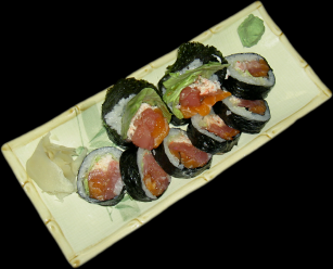 Order R26. Special Cut Roll food online from 88 Chinese & Sushi Sherman Oaks store, Van Nuys on bringmethat.com